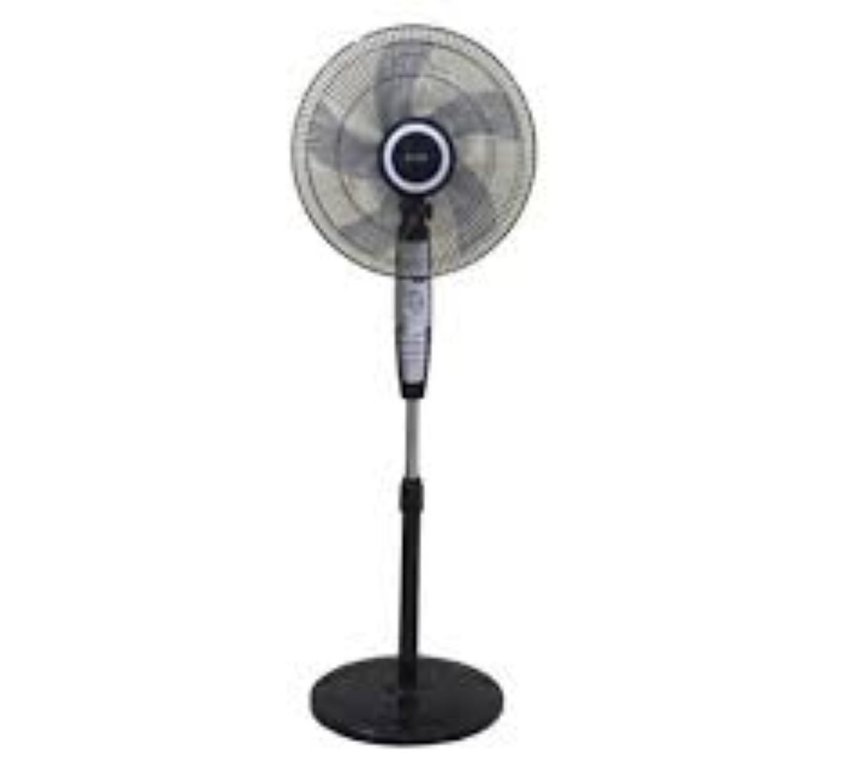 MIKA STAND FAN 16   BLACK & SILVER 1644R/BS